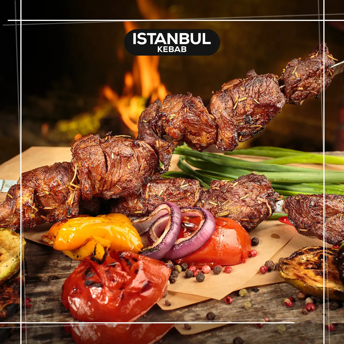 Istanbul Kebab shish kebab in Wishaw.